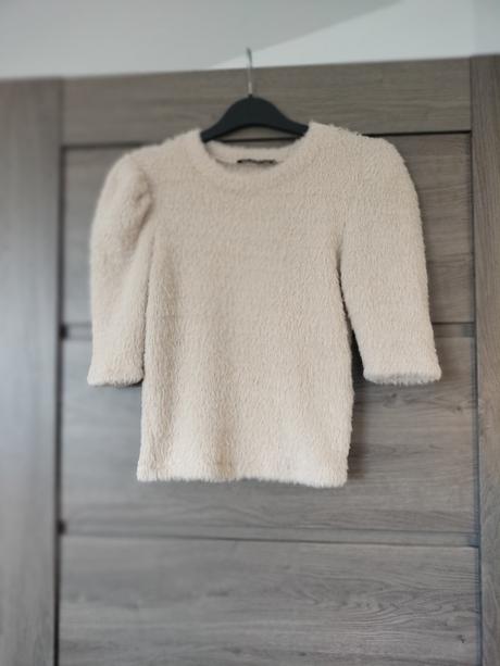 Top krémový, bershka,xs