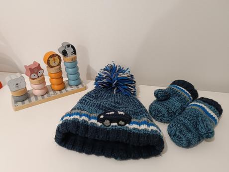 Next set čiapka a rukavice, next,74