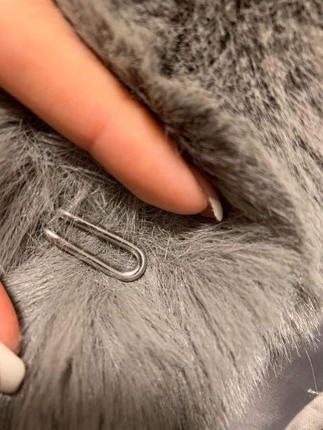 Krasny novy kabat, h&m,xs