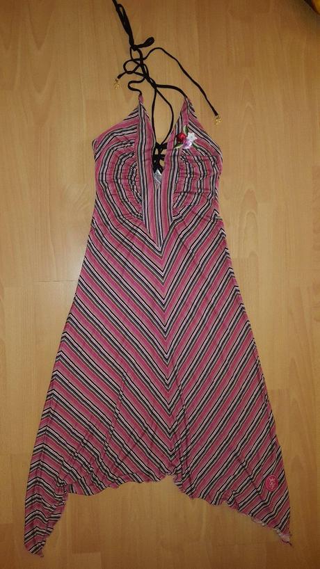 Pruhované pekné šaty vive maria, m