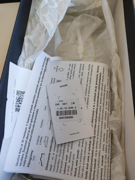 Balerínky, tommy hilfiger,36