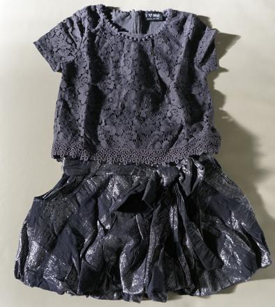 122 next kvietkovana bluzka+ sukna,7 r., next,122