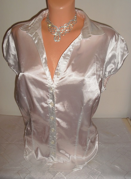 Korzetova satenova bluzocka, l