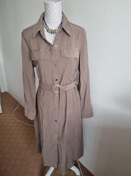 Hnedé košeľové šaty reserved veľ. 40, reserved,40