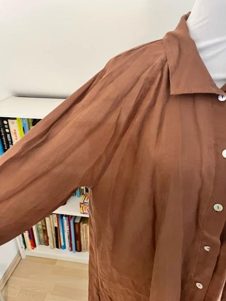 Dlha hneda kosela zara xxl, zara,xxl
