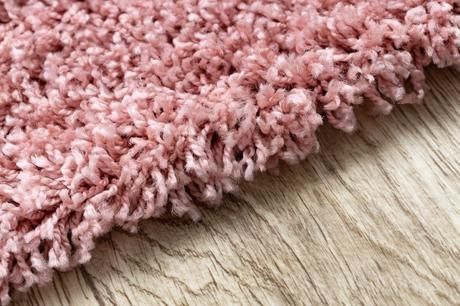 Behúň soffi shaggy 5cm svetlo ružový - 60x300 cm,