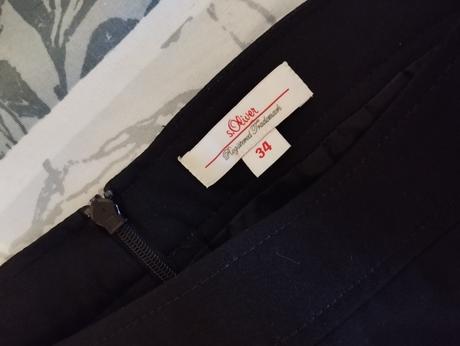 Čierna sukňa s čipkou, s.oliver,s