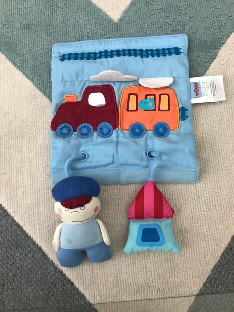 Haba hrkálka na kočík - vláčik,