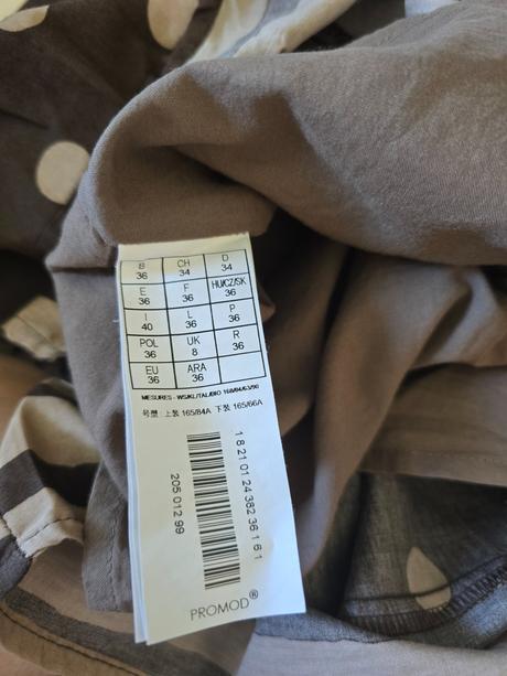 Bodkovaná sukňa, promod,36