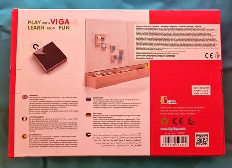 Viga puzzle magnetické zvieratká drevené 32 dielov, 