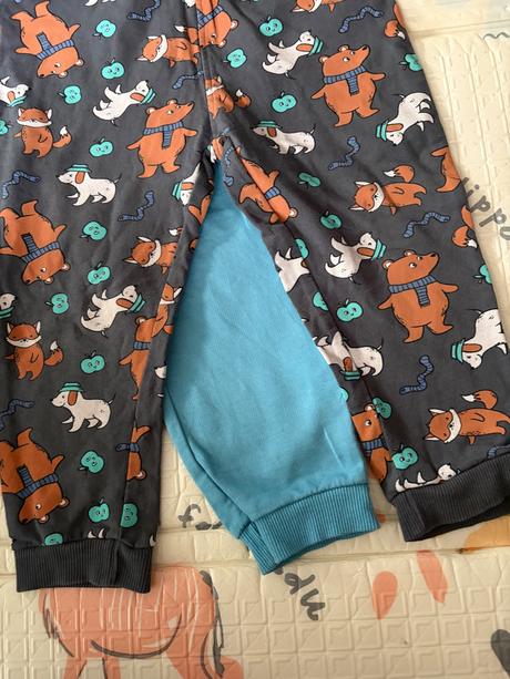 Teplaky 2ks, fox & bunny,98