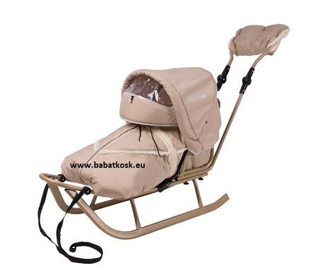 Strieška na sánky bežová,