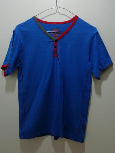 Modré bavlnené tričko, primark,158