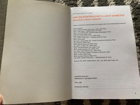 Jak (si) kontrolovat a léčit diabetes (1998),