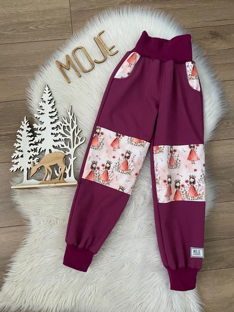 Softshellove nohavice, 92 - 128