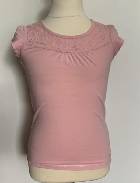 Next svetloružové tričko s krátkym rukávom, next,110