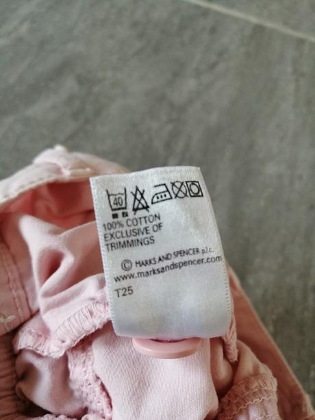 Staroružová sukňa mas v122, 6-7 r., marks & spencer,122