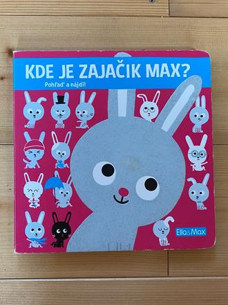 Kniha kde je zajacik max,