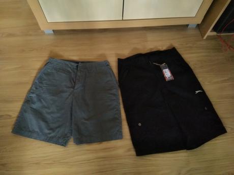 Nenosené krátke letné nohavice, slazenger,m