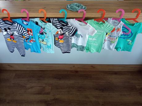 Opalovacky, mickey mouse 0-3mesiace, h&m,62