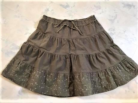 Zaujímavá naturálna sukňa, fishbone,m