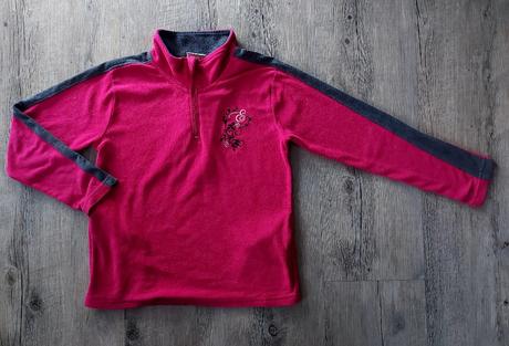 2 x flísová mikina, h&m,134