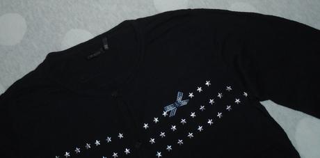 Tenký sveter na gombíky na 14 rokov, 164