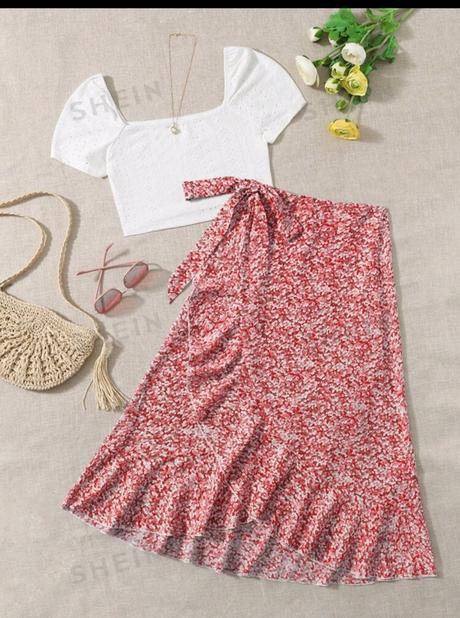 Sukňa +crop top, xs