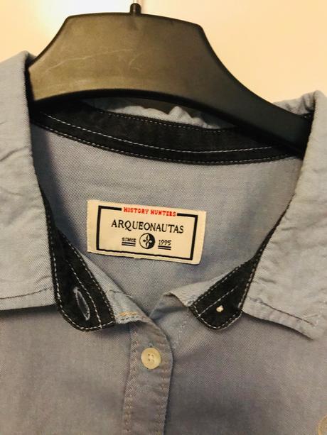 Modrá košeľa 42/44, 44