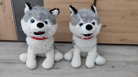 Plyšový husky 45cm,