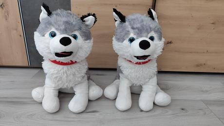 Plyšový husky 45cm,
