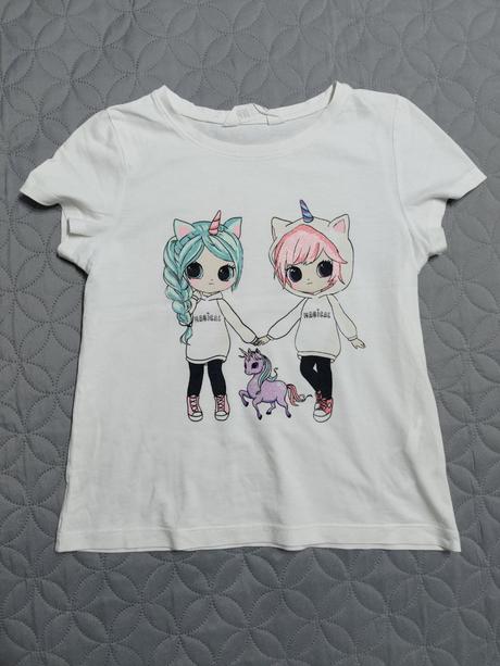 H&m tricko magical unicorns, h&m,128