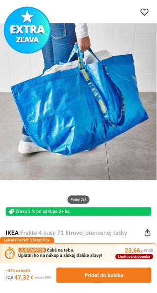 Je cena za tašku z IKEA príliš vysoká?