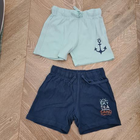 2 bavlnene kratasy s poštovným, h&m,92