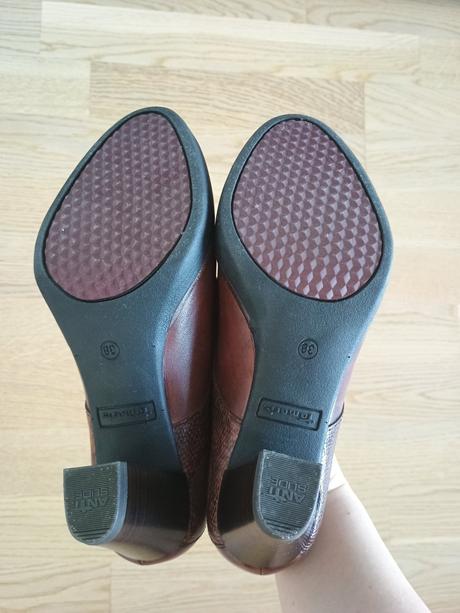 Tamaris kožené členkové topánky, tamaris,38