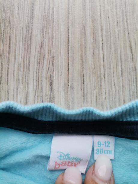 Chlapčenska mikina mickey bledomodrá, disney,80