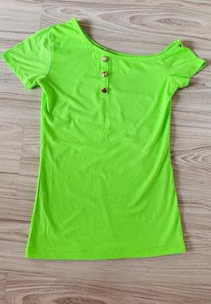 Neonové tričko zelené., m