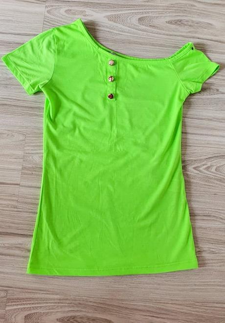 Neonové tričko zelené., m
