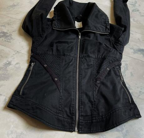 Štýlová bunda do pásu, xs