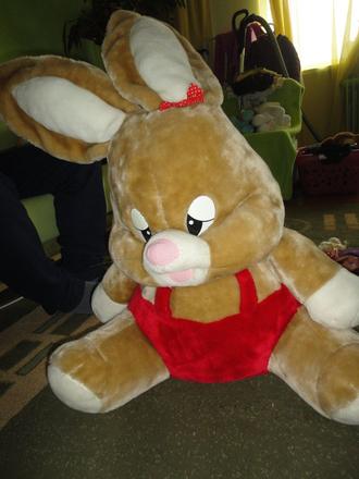 Obrovský zajačik plyš,