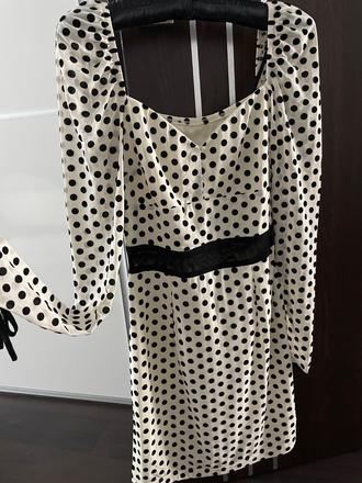 Bodkované šaty, xs