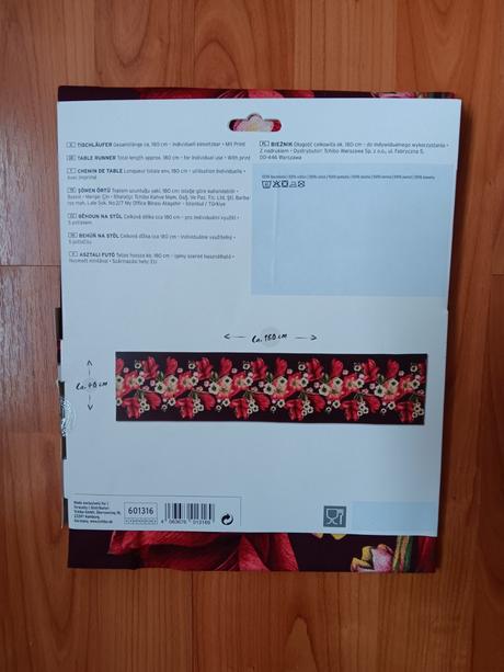 Nový obrus (behúň) na stôl, 