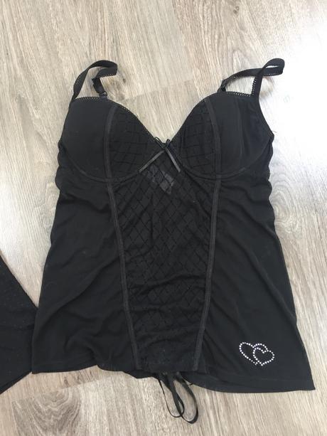 Set korzet / tielko plus podkolienky, s