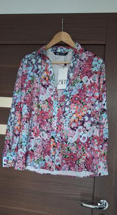 Kvetinová košeľa, zara,m