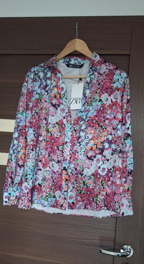 Kvetinová košeľa, zara,m