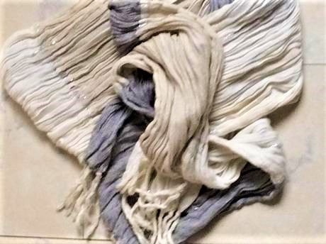 Naturálna bavlnená šatka na krk, l