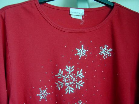 Tričko dámske vianočné, 52