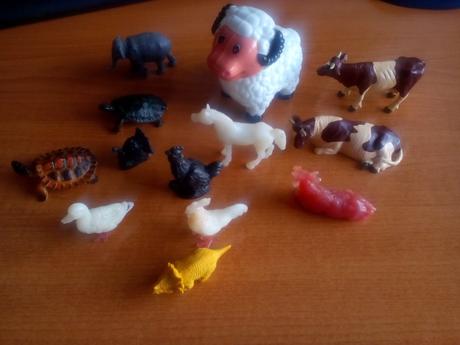 Zvieratka plastove,