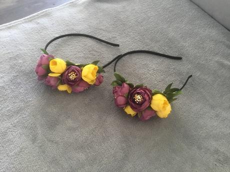 Čelenka lila-žltá, 