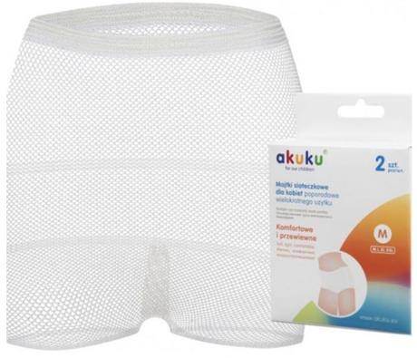 Akuku popôrodné sieťkované nohavičky l, 2ks,